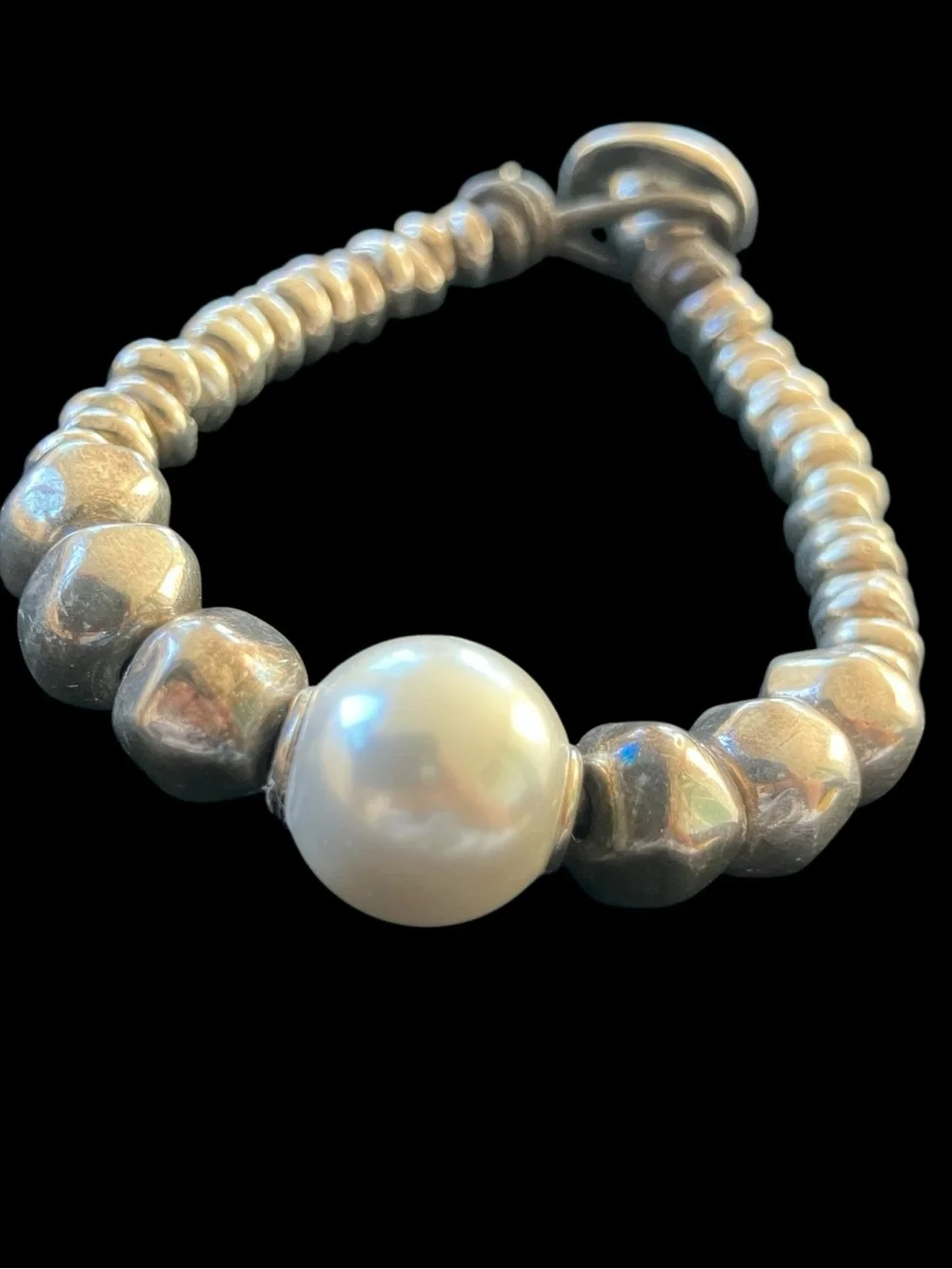 UNO DE 50 Stamped Retired Bracelet “The Desert PEARL